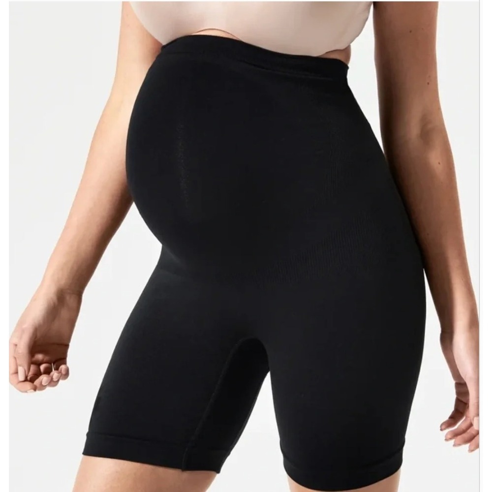 BLANQI Shorts Womens‎ Small Maternity Black Everyday Belly Support Girlshorts